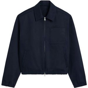 Ami Paris, Heren, Jassen, Blauw, Maat: M