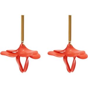 Malababa, Dames, Accessoires, Oranje, Maat: ONE Size Acryl,