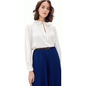 Polo Ralph Lauren, Dames, Blouses & Shirts, Wit, Maat: XS Katoen,