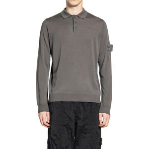 Stone Island, Heren, Tops, Grijs, Maat: L Wol,