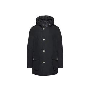 Woolrich Arctic Parka met eendendonsvulling , Black , Heren , Maat: S