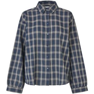 Lollys Laundry, Dames, Blouses & Shirts, Blauw, Maat: XS