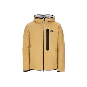Nike Tech Fleece Full-Zip Winterhoodie , Yellow , Heren , Maat: XL