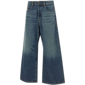 Diesel, Dames, Jeans, Blauw, Maat: W26 L28 Katoen,