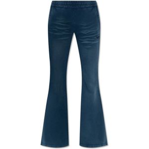Diesel, Dames, Broeken, Blauw, Maat: L Katoen,