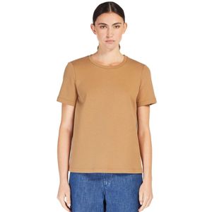 Max Mara, Dames, Tops, Bruin, Maat: XS Katoen,