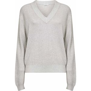 Brunello Cucinelli, Dames, Truien, Beige, Maat: XL Katoen,