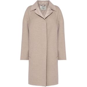 Fendi, Dames, Mantels, Beige, Maat: XS Wol,