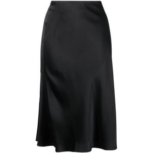Stella McCartney, Dames, Rokken, Zwart, Maat: M Satijn,