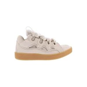 Lanvin Heren Curb Sneaker Beige , Beige , Heren , Maat: 44 EU