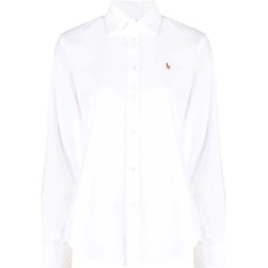 Polo Ralph Lauren, Dames, Blouses & Shirts, Wit, Maat: XL
