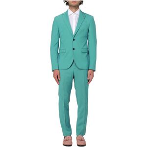 Manuel Ritz, Heren, Pakken, Groen, Maat: L Wol,