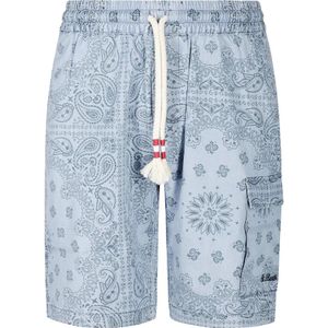 MC2 Saint Barth, Heren, Korte broeken, Blauw, Maat: L Linnen,