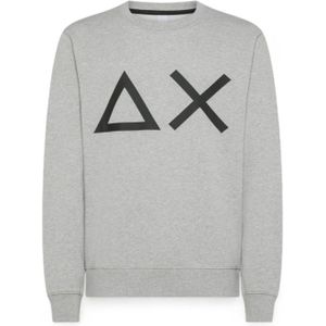 Sun68, Heren, Sweatshirts & Hoodies, Grijs, Maat: M