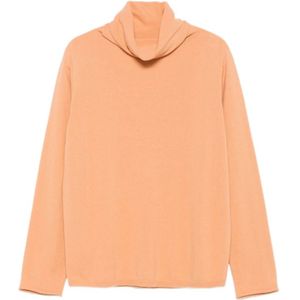Le Tricot Perugia, Dames, Truien, Oranje, Maat: L Leer,
