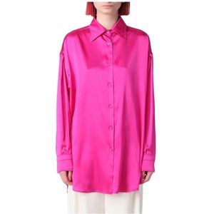 Tom Ford, Dames, Blouses & Shirts, Roze, Maat: S Zijde,