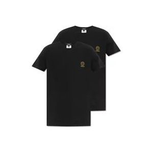Versace Ondergoedcollectie T-shirt 2-pack , Black , Heren , Maat: XL
