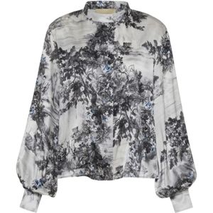 Momoni, Dames, Blouses & Shirts, Veelkleurig, Maat: XS