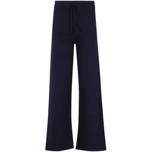 MC2 Saint Barth, Dames, Broeken, Blauw, Maat: XS Wol,