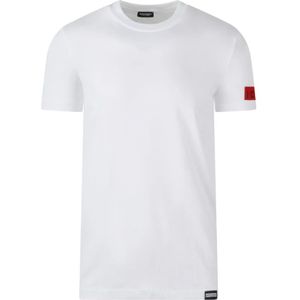 Dsquared2 T-Hemden , White , Heren , Maat: L