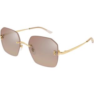 Cartier, Dames, Accessoires, Geel, Maat: 55 MM Nylon,