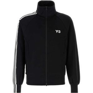 Y-3 Yohji Yamamoto - Sweatshirt - Zwart - Polyamide - Hoge Kraag