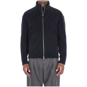 Zegna, Heren, Jassen, Blauw, Maat: M Kasjmier,