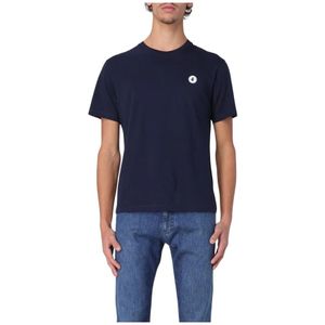 Save The Duckvoor mannen. DT1709M-BESY20 Caius marine T-shirt (L), Casual, Katoen, Korte mouwen, Marineblauw