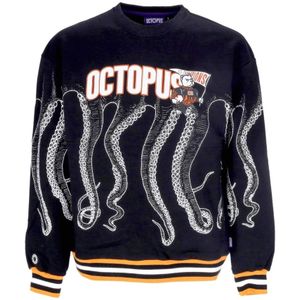 Octopus, Heren, Sweatshirts & Hoodies, Veelkleurig, Maat: L Katoen,