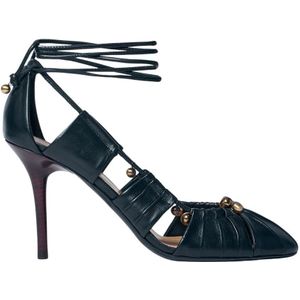 Chloé, Dames, Schoenen, Zwart, Maat: 39 EU Leer,