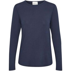 My Essential Wardrobe, Dames, Tops, Blauw, Maat: 2XL Modal,