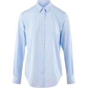 Xacus, Dames, Blouses & Shirts, Blauw, Maat: 2XS Polyamide,