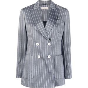 Circolo 1901, Dames, Jassen, Blauw, Maat: XL Katoen,