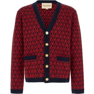 Valentino Garavani, Heren, Truien, Veelkleurig, Maat: M Katoen,