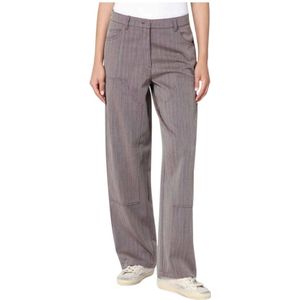 Golden Goose, Dames, Broeken, Bruin, Maat: M Wol,