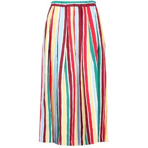 Weekend Max Mara, Dames, Rokken, Veelkleurig, Maat: M Linnen,
