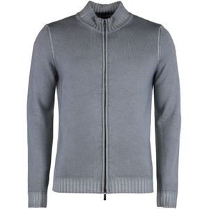 Moorer, Heren, Truien, Grijs, Maat: M Katoen,