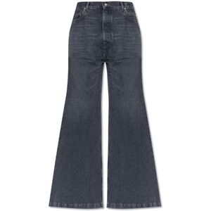 Rick Owens, Heren, Jeans, Grijs, Maat: W32 Katoen,