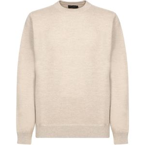 Dell'oglio, Heren, Truien, Beige, Maat: M