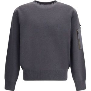 Parajumpers, Heren, Sweatshirts & Hoodies, Grijs, Maat: S Katoen,