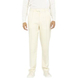 Zegna, Heren, Broeken, Beige, Maat: L Wol,