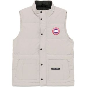 Canada Goose, Heren, Jassen, Beige, Maat: S Leer,