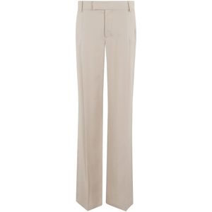 Federica Tosi, Dames, Broeken, Beige, Maat: 2XS