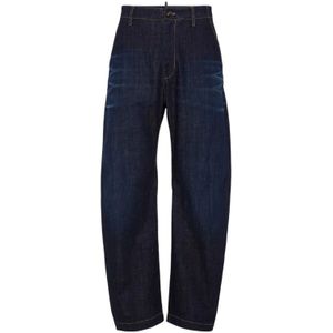 Dsquared2 - Jeans - Blauw - Denim - Blauwe Distressed Five-Pocket Jeans