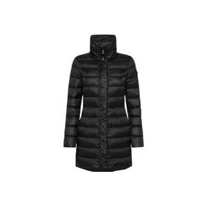 Peuterey Down jacket with high collar , Black , Dames , Maat: 3XL