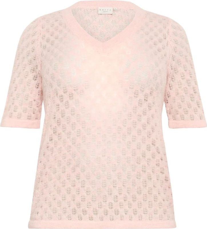 Kaffe Curve, Dames, Truien, Roze, Maat: S Wol,