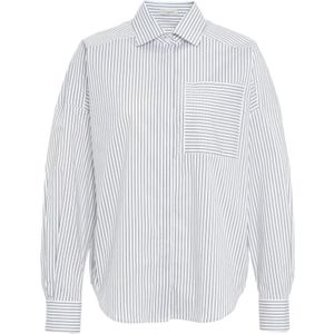 Himon's, Dames, Blouses & Shirts, Wit, Maat: L Katoen,