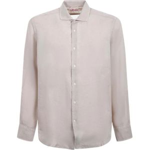 MC2 Saint Barth, Heren, Overhemden, Beige, Maat: L