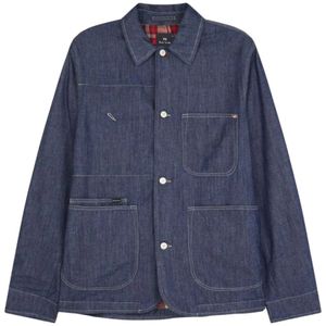 Paul Smith, Heren, Jassen, Blauw, Maat: M Katoen,