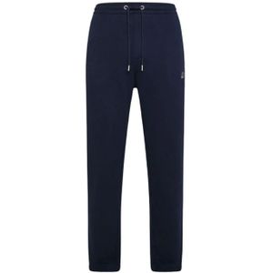 Sun68, Heren, Broeken, Blauw, Maat: S Fleece,